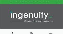 Desktop Screenshot of ingenuitylegal.com
